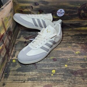 Adidas Samba Lionel Messi Cream White Tan Brown Men's Soccer Shoe JQ0266 SZ 10.5
